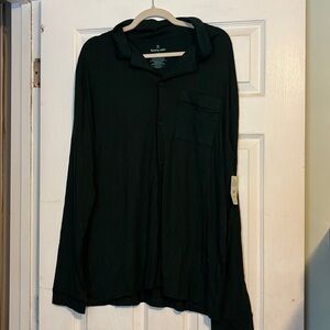 Tommy John Loungwear Forest Green Shirt